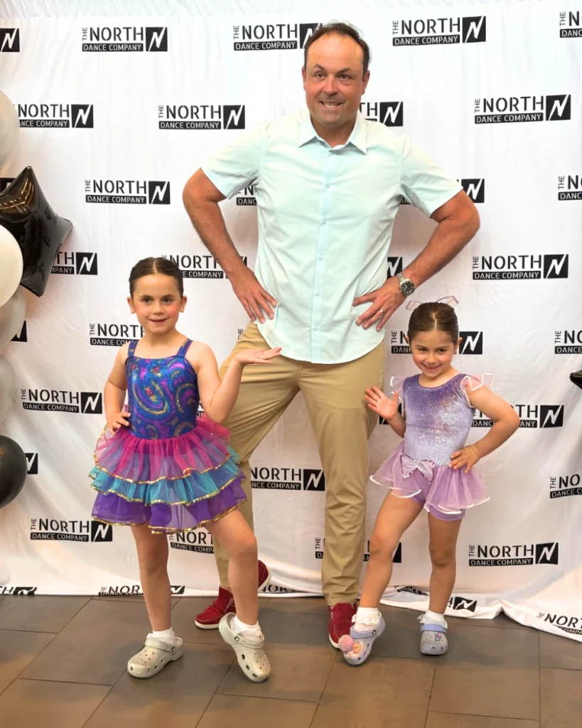 Julien Laurion Dancing Pose with Family